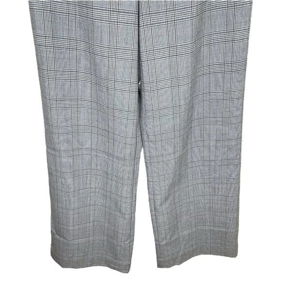 CAMI NYC- NWT, Women’s ‘Oriane’ Pant, Plaid, Flare Wide-Leg - Black/White, Small - Picture 8 of 13